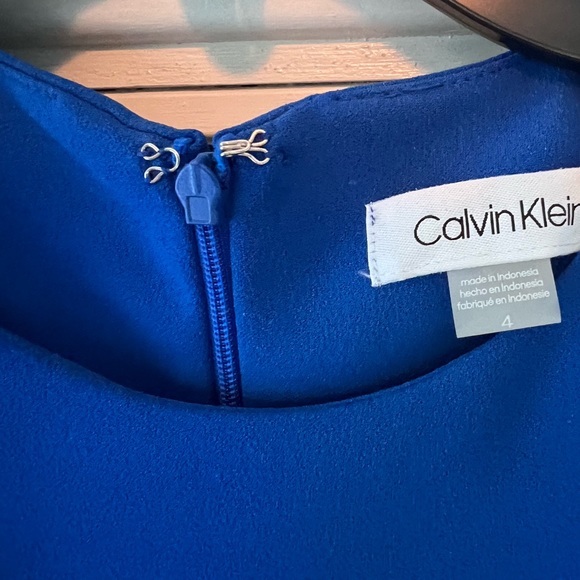 NWOT Calvin Klein royal blue dress size 4. Great for work and a night ou… - Picture 5 of 7
